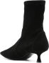 Stuart Weitzman Zwarte Suède Slip-On Kitten Heel Laarzen Black Dames - Thumbnail 2