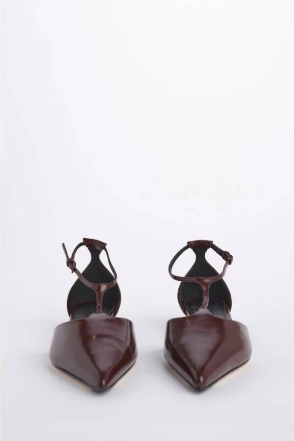 Studio Amelia Bruine Platte Ballerina Schoenen Brown Dames