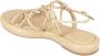 Studio Amelia Chunky Flat Sandalen Beige Dames - Thumbnail 3