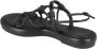 Studio Amelia Chunky Flat Sandalen Black Dames - Thumbnail 3