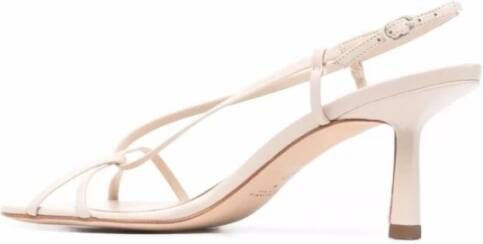 Studio Amelia Stijlvolle hoge hak sandalen in steen Beige Dames