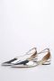 Studio Amelia Zilveren Ballerina Flats Gray Dames - Thumbnail 2