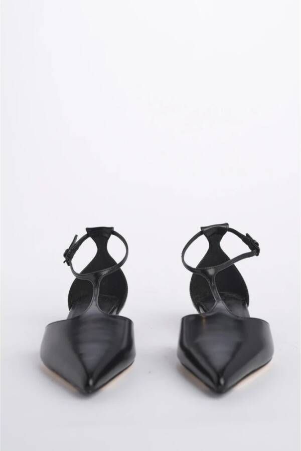 Studio Amelia Zwarte Ballerina Platte Schoenen Black Dames