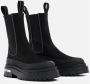 Stutterheim Stevige Nubuck Halfhoge Waterdichte Laarzen Black Dames - Thumbnail 4