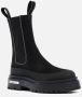 Stutterheim Stevige Nubuck Halfhoge Waterdichte Laarzen Black Dames - Thumbnail 6