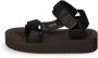 Suicoke Comfortabele Antibacteriële Platte Sandalen Black Heren - Thumbnail 4