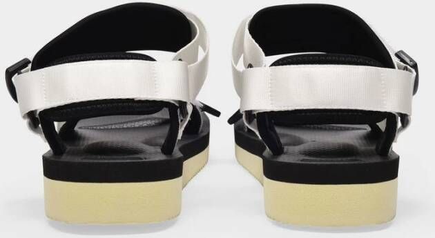 Suicoke Flat Sandals Wit Heren