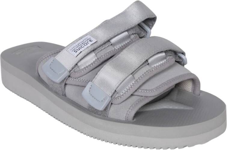 Suicoke Grijze Sandalen Stijlvol Comfortabel Antislip Gray Heren