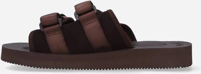 Suicoke Moto-vs bruine slippers Bruin Heren