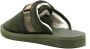 Suicoke Olijfleer Muiltjes Sandalen Green Dames - Thumbnail 3