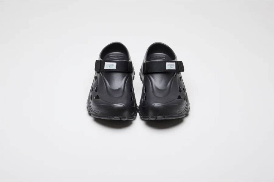 Suicoke Rubberen Sliders voor Dames met Verstelbare Bandjes Black Dames