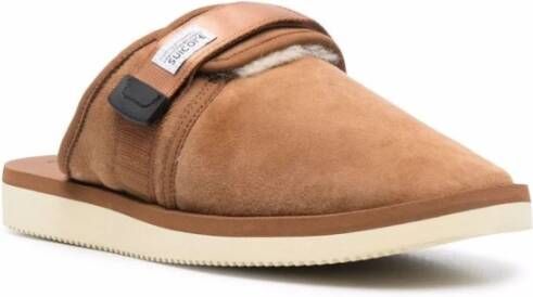 Suicoke Slippers Bruin Zavo Brown Heren