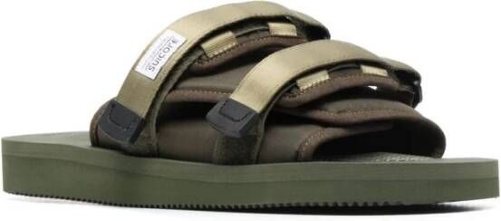 Suicoke Slippers Olijfgroen Moto Cab Green Heren