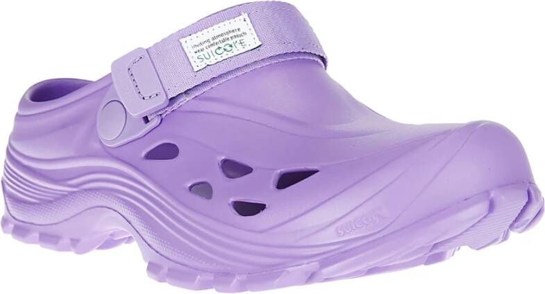 Suicoke Stijlvolle Dames Klompen Purple Dames