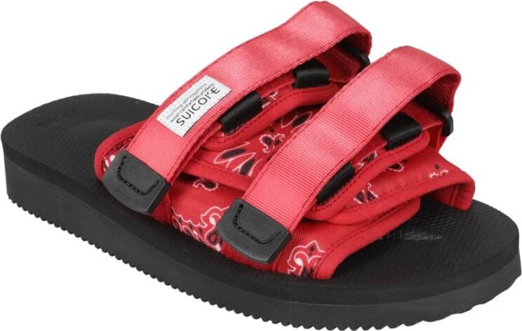 Suicoke Stijlvolle Moto Cab Sandalen Red Dames