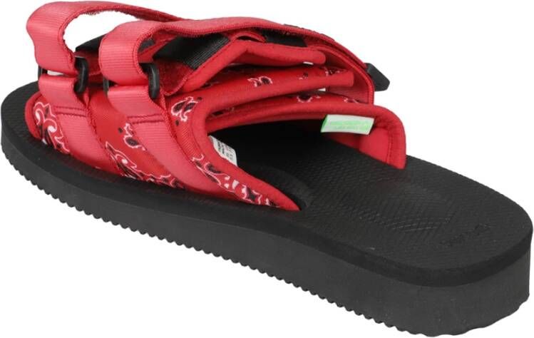 Suicoke Stijlvolle Moto Cab Sandalen Red Dames