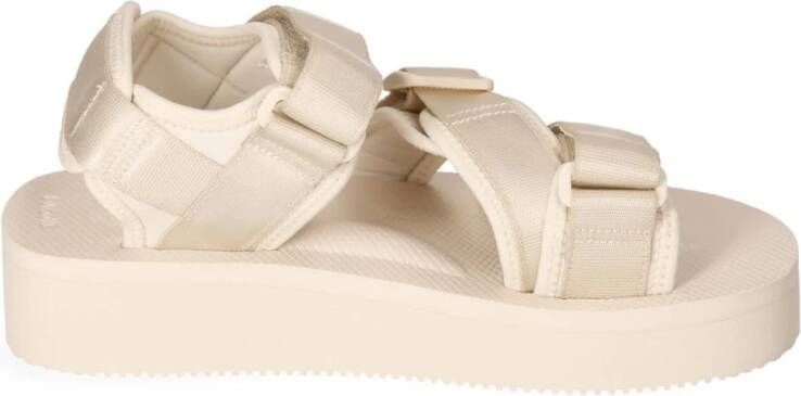 Suicoke Verhoogde Zool Sandaal Kisee-Po Beige Dames