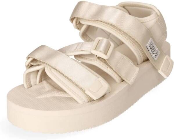 Suicoke Verhoogde Zool Sandaal Kisee-Po Beige Dames