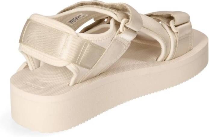 Suicoke Verhoogde Zool Sandaal Kisee-Po Beige Dames