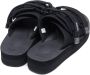 Suicoke Zwarte Moto Sandalen Vrouw Polyester Black Heren - Thumbnail 4