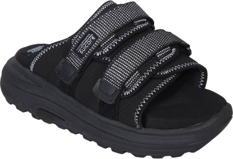 Suicoke Zwarte Sandalen Stijlvol Comfortabele Herenschoenen Black Heren