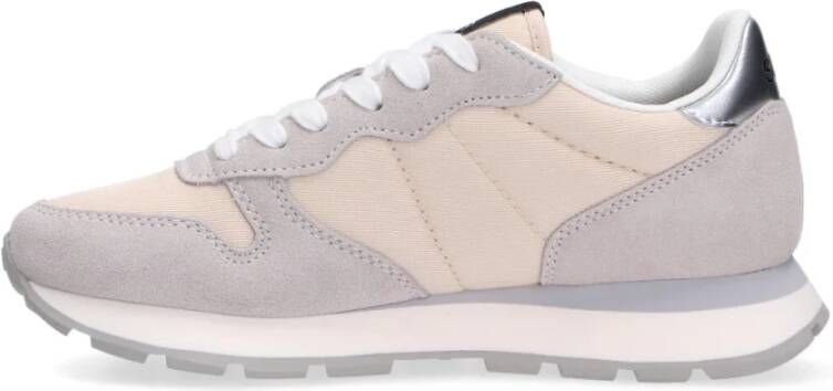 Sun68 Ally Goud Zilver Sneakers White Dames