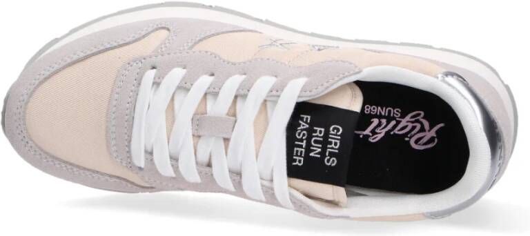 Sun68 Ally Goud Zilver Sneakers White Dames