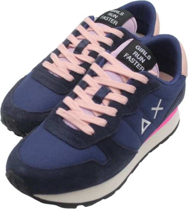 Sun68 Ally Solid Navy Blue Hardloopschoenen Multicolor Dames