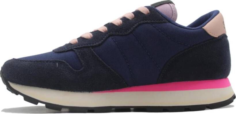 Sun68 Ally Solid Navy Blue Hardloopschoenen Multicolor Dames