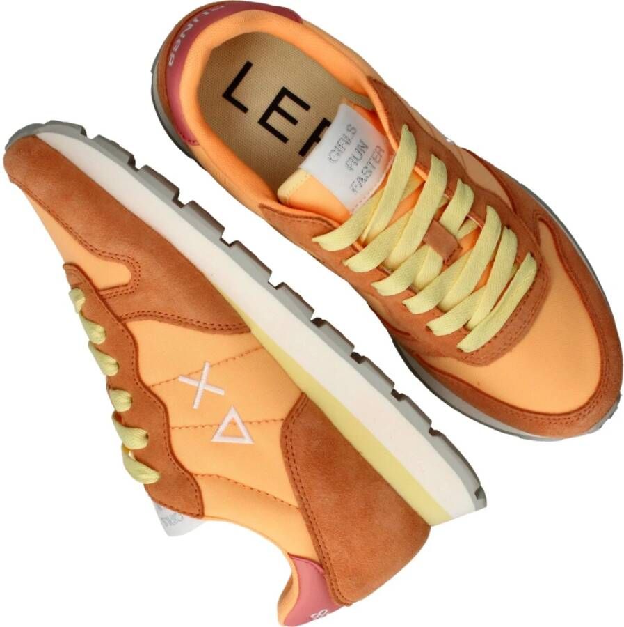 Sun68 Ally Solid Nylon Sneakers voor dames Orange Dames