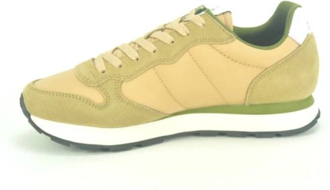 Sun68 Beige Runner Stijlvolle Sneakers Beige Heren