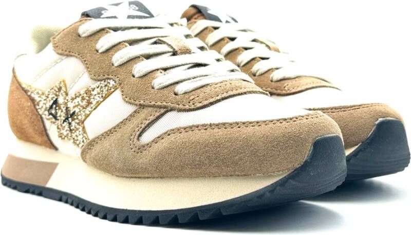 Sun68 Beige Stargirl Sneakers Beige Dames