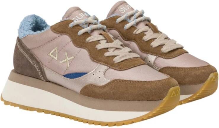 Sun68 Big Ally Winter Sneakers Beige Dames