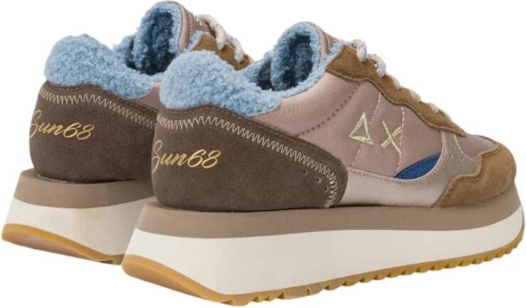 Sun68 Big Ally Winter Sneakers Beige Dames