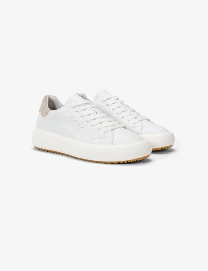 Sun68 Big Boy Leren Sneaker White Heren