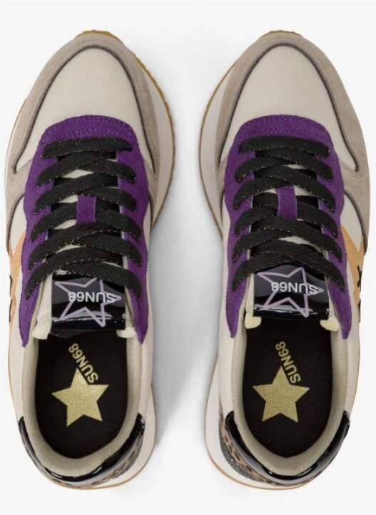 Sun68 Big Star Mix Materiaal Sneakers Multicolor Dames