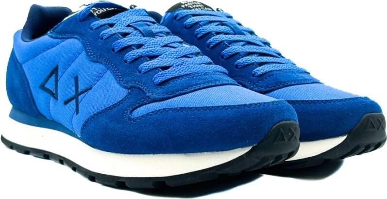 Sun68 Blauwe Avion Sneakers Tom Solid Blue Heren