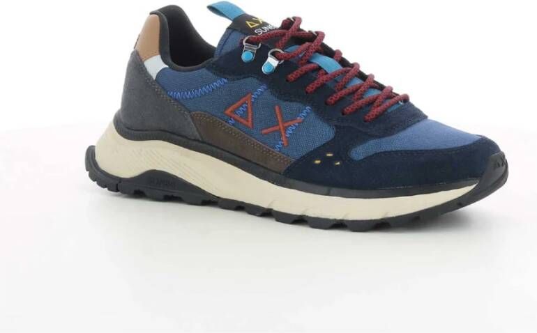 Sun68 Blauwe Fire and Camping Schoenen Multicolor Heren