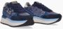 Sun68 Blauwe Glitter Sneakers Dames Collectie Blue Dames - Thumbnail 2