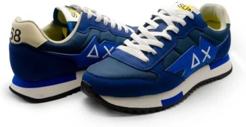 Sun68 Blauwe Niki Solid Schoenen Blue Heren