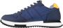 Sun68 Blauwe Sneakers Solid Heren Suède Blue Heren - Thumbnail 15