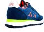 Sun68 Sun 68 Tom Fluo heren sneaker Donkerblauw - Thumbnail 7