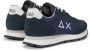 Sun68 Blauwe Suède Sneakers Wit Logo Blue Heren - Thumbnail 3