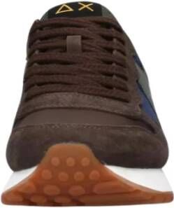 Sun68 Bruine Sneakers voor Mannen Brown Heren