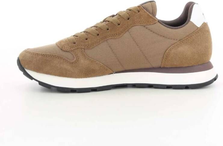 Sun68 Bruine TOM Solid Herenschoenen Brown Heren