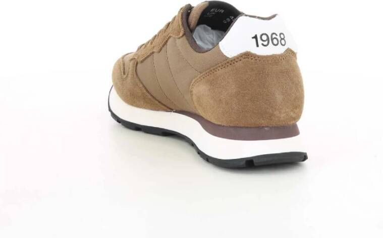 Sun68 Bruine TOM Solid Herenschoenen Brown Heren