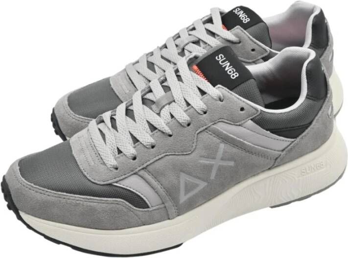 Sun68 Casual Sneakers in Middengrijs Gray Heren