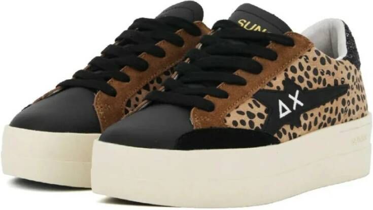 Sun68 Casual Sneakers voor Dagelijks Gebruik Brown Dames