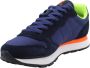 Sun68 Sneaker Tom Fluo Navy Heren Sneakers - Thumbnail 4