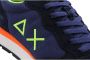 Sun68 Sneaker Tom Fluo Navy Heren Sneakers - Thumbnail 7